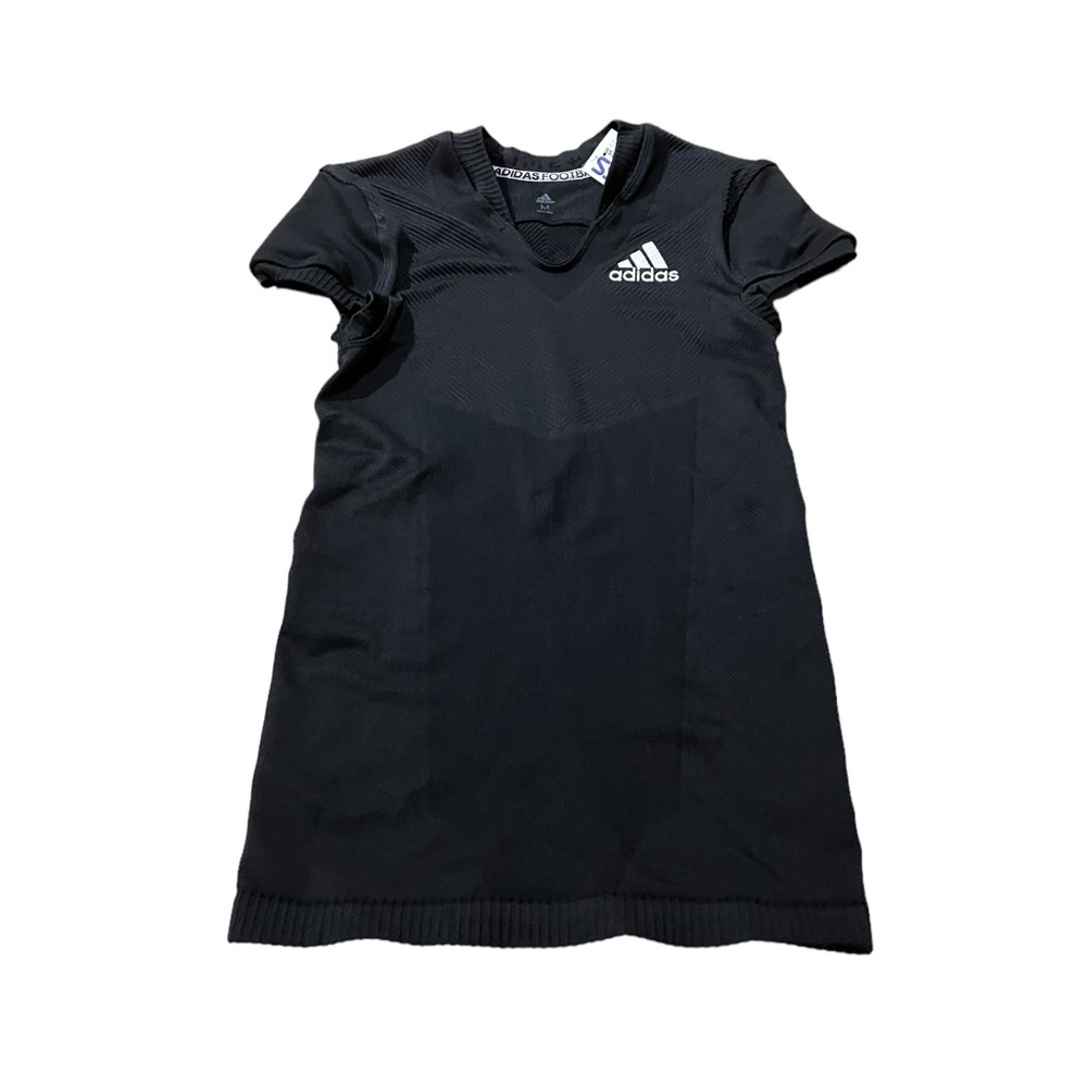 Adidas Football Shirt Mens Size Medium Black Football Compression New MSRP $80